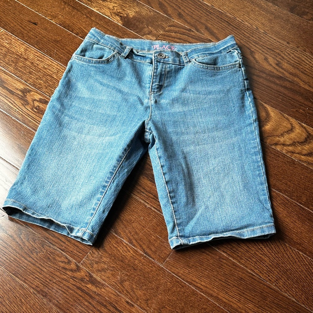 Children’s Place Jean Shorts Sz 14 Sterling Wash